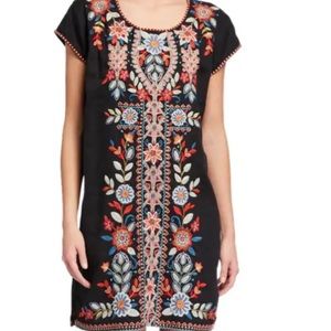 Johnny Was linen shift dress